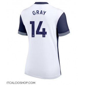 Tottenham Hotspur Archie Gray #14 Prima Maglia Femmina 2024-25 Manica Corta